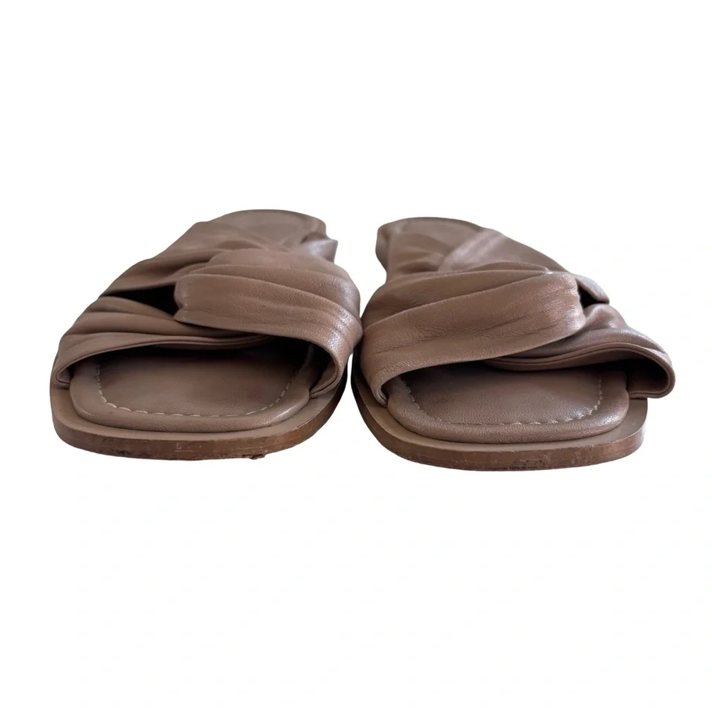 Saint G Women’s Tan Leather Sandals Sz 39